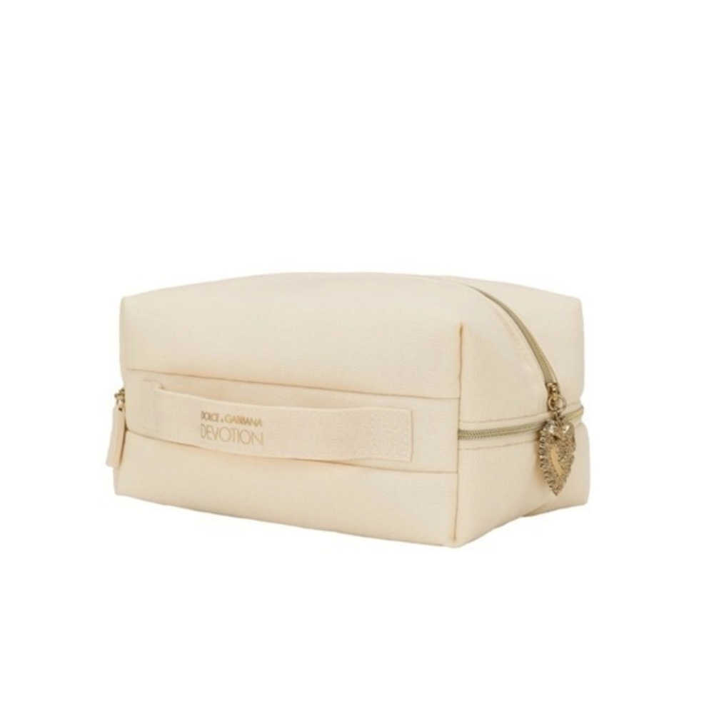 New Dolce and Gabbana Canvas Cosmetic Bag